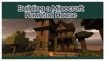 Preview of Halloween October Minecraft Haunted House Engineering Activity