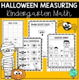 Halloween October NO PREP Kindergarten Measurement Worksheets