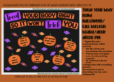 Halloween/October health bulletin board/door decor kit for