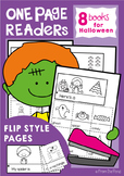 Halloween One Page Readers - Printable Flip Books