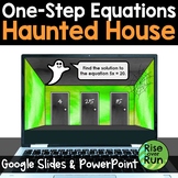 Halloween One Step Equations Escape Game for Google Slides