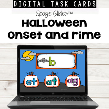 Preview of Halloween Onset and Rime with Google Slides™