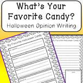 Halloween Opinion Writing: What's Your Favorite Candy? Gra