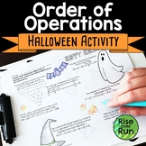 Halloween Order of Operations Math Activity