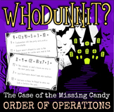 Halloween Order of Operations Math Mystery: WHODUNNIT? Dig
