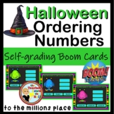 Halloween Ordering Numbers Boom Cards