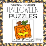 Free Halloween Ordinal Number Puzzles