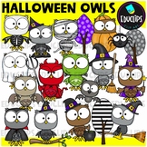 Halloween Owls Clip Art Set {Educlips Clipart}
