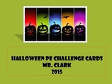 Halloween PE Challenge Cards