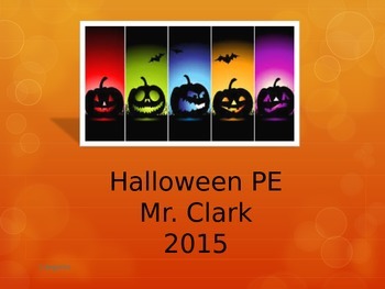 Preview of Halloween PE Jeopardy
