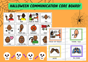 Preview of Trick-orTreat/Halloween Communication Core Board