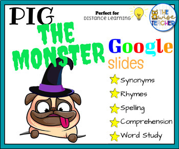Preview of Halloween - PIG The Monster - Reading Comprehension Digital Resources