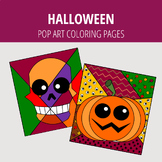 Halloween | POP ART COLORING PAGES