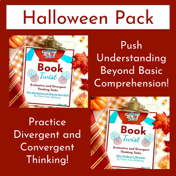 Preview of Halloween Pack: Critical Thinking Activities for Picture Books (GATE)