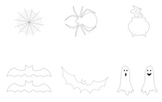 Halloween Package - Simple drawings for practice, decorati