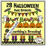 Halloween Page Dividers (28) - Clip Art