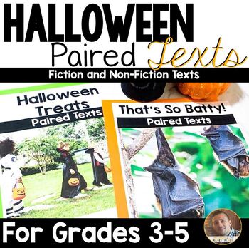 Preview of Halloween Paired Texts- Non-Fiction Articles and Fictional Passages