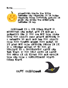 halloween candy essay