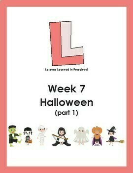 Preview of Halloween Part 1 Preschool Lesson Plan