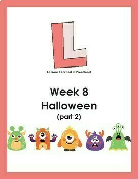Preview of Halloween Part 2 Preschool Lesson Plan