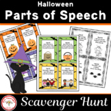 Halloween Parts of Speech Scavenger Hunt