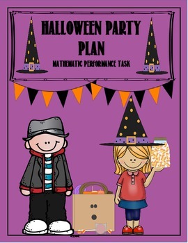 Preview of Halloween Party Plan Performance Task