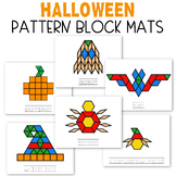 Halloween Pattern Block Mats | Math Center