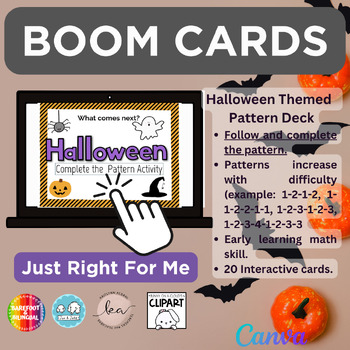 Preview of Halloween Pattern Boom Cards