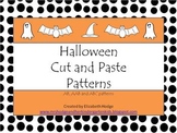 Halloween Pattern Worksheets- Ab, AAB and ABC patterns