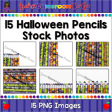 Halloween Pencils Mockup Photos