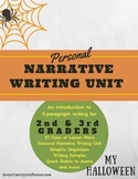 Halloween Personal Narrative Writing Unit for 2nd & 3rd Graders
