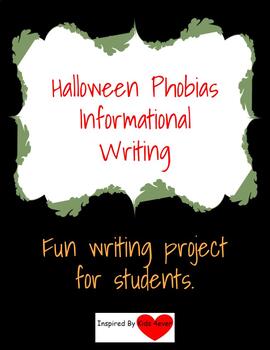 Preview of Halloween Phobia Informational Writing