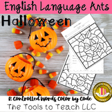 Halloween Phonics Color by Code R- Controlled Vowel Worksh