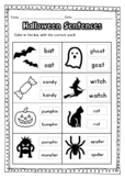 Halloween Phonics, Crossword, and Word Play