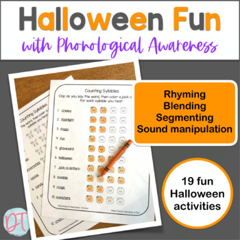 Preview of Halloween | Phonological Awareness Activities | Speech Therapy