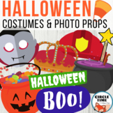 Halloween Photo Booth Props & Dramatic Play for Halloween