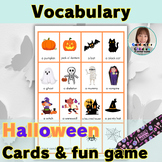 Halloween Picture Cards & fun Game for ESL Kids
