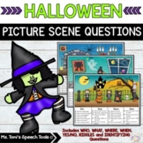 Picture Scene Question Prompts Halloween | Who What When W