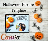 Halloween Picture Template for Class and Student Pictures 