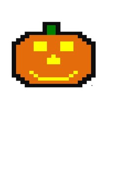 Preview of Halloween Pixel Art (Multiplication)