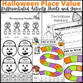 Math Halloween Place Value Composing and Decomposing Activ