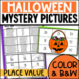 Halloween Place Value Mystery Pictures: Tens and Ones: wit