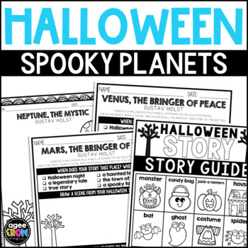 Preview of Halloween Planets Classical Music Activities for October with Digital Resources
