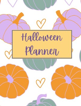 Preview of Halloween Planner, Get Organized for Every Holiday, Fall Planner, October Holida