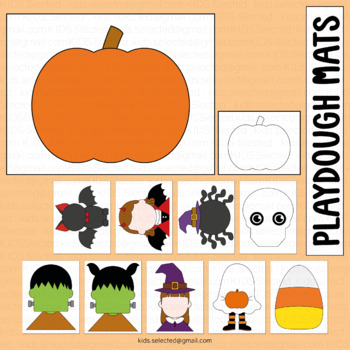 Halloween Dough Mats and Task Cards - United Teaching