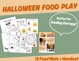 Halloween Food Play (15 Food Mats and Parent Handout)