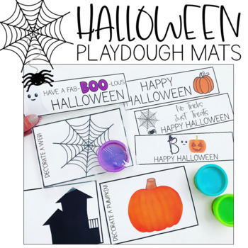 Halloween Printable Playdough Mat | SageLearningSystems