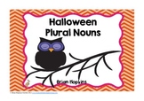 Plural Noun Games - Literacy Center with Halloween Theme