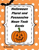 Halloween Plural and Possessive Task Cards (Common Core)