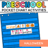 Halloween Pocket Chart Activities for Preschool and Kindergarten